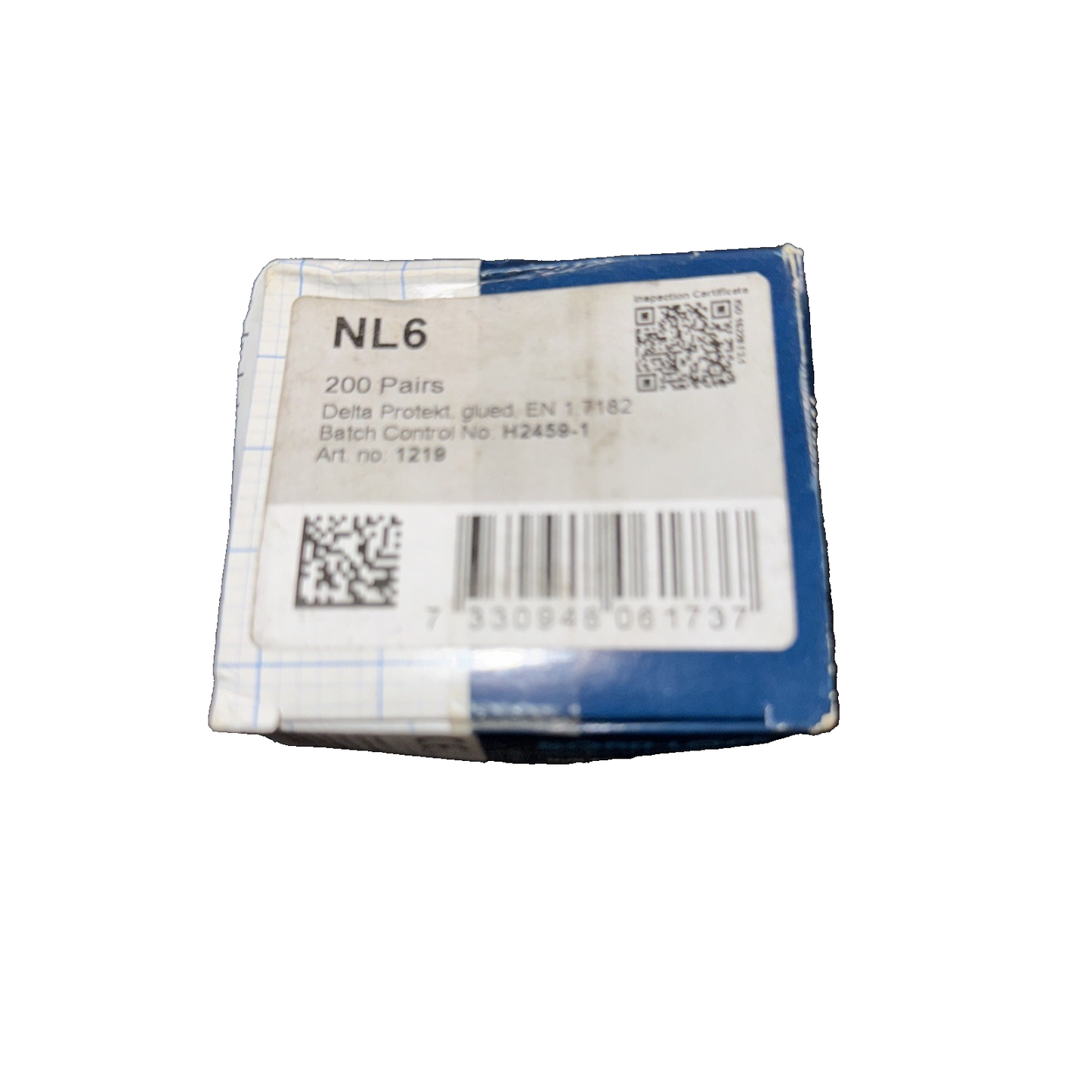 Locking Washer M6 mm Ø 10,8x6,5 mm (th) 1,8mm, NORD-LOCK 200 Pairs