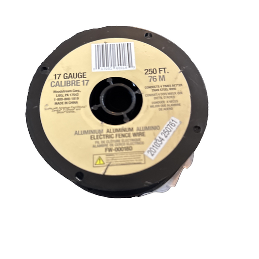 Fi-Shock 250', 17 Gauge Spool Aluminum Wire FW-00018D