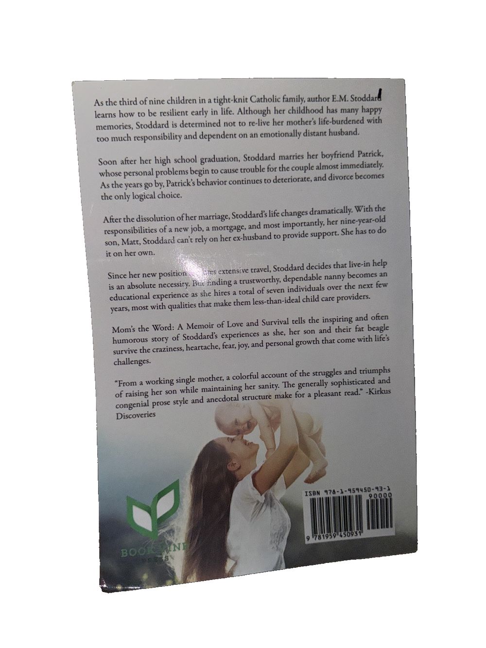 Mom's the Word: A Memoir of Love and Survival, DaveyDooDeals – the book cover for the book, the book of the day