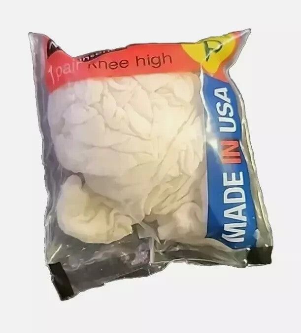 No Nonsense Plus Size Knee Highs - Ivory Comfortable Hosiery for All-Day Wear, NoNonsense – a bag of white powder
