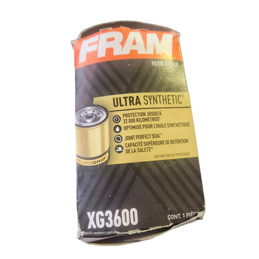 Ultra Synthetic Oil Filter for High Temperature Cars and Trucks XG3600, Fram – fra ultra synthetics x800
