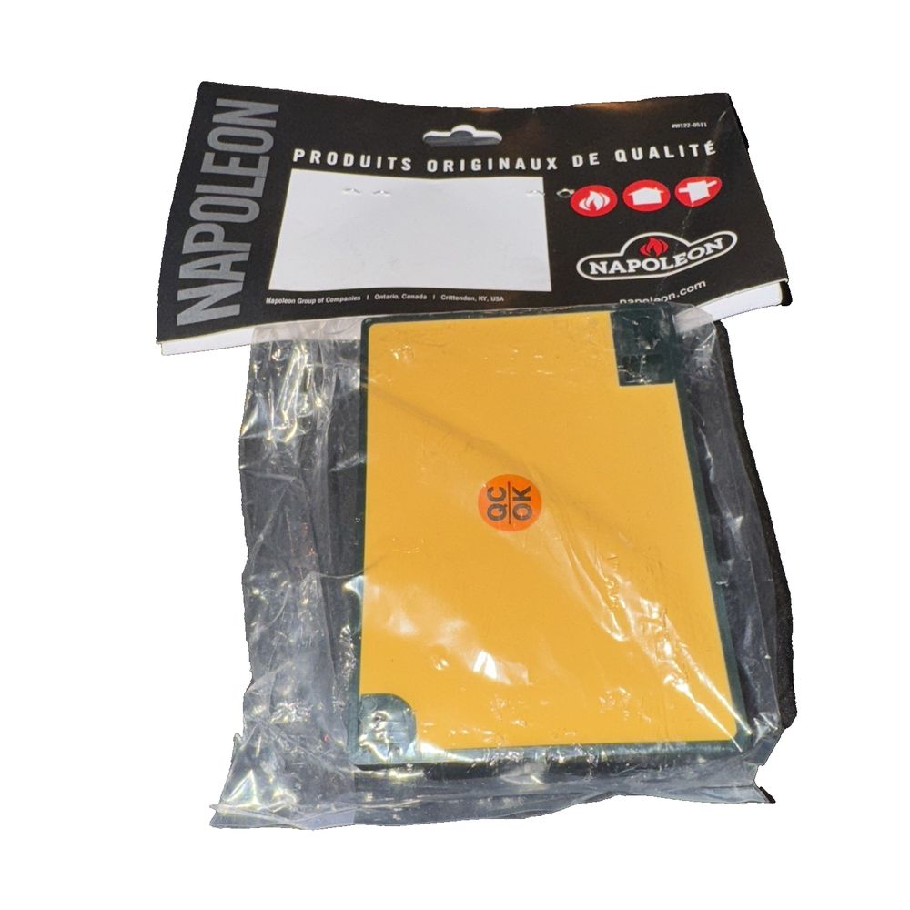 W190-0022 Electronic Ignition Control Module – Compatible with Napoleon Gas Fire – a yellow plastic bag with a white label on it