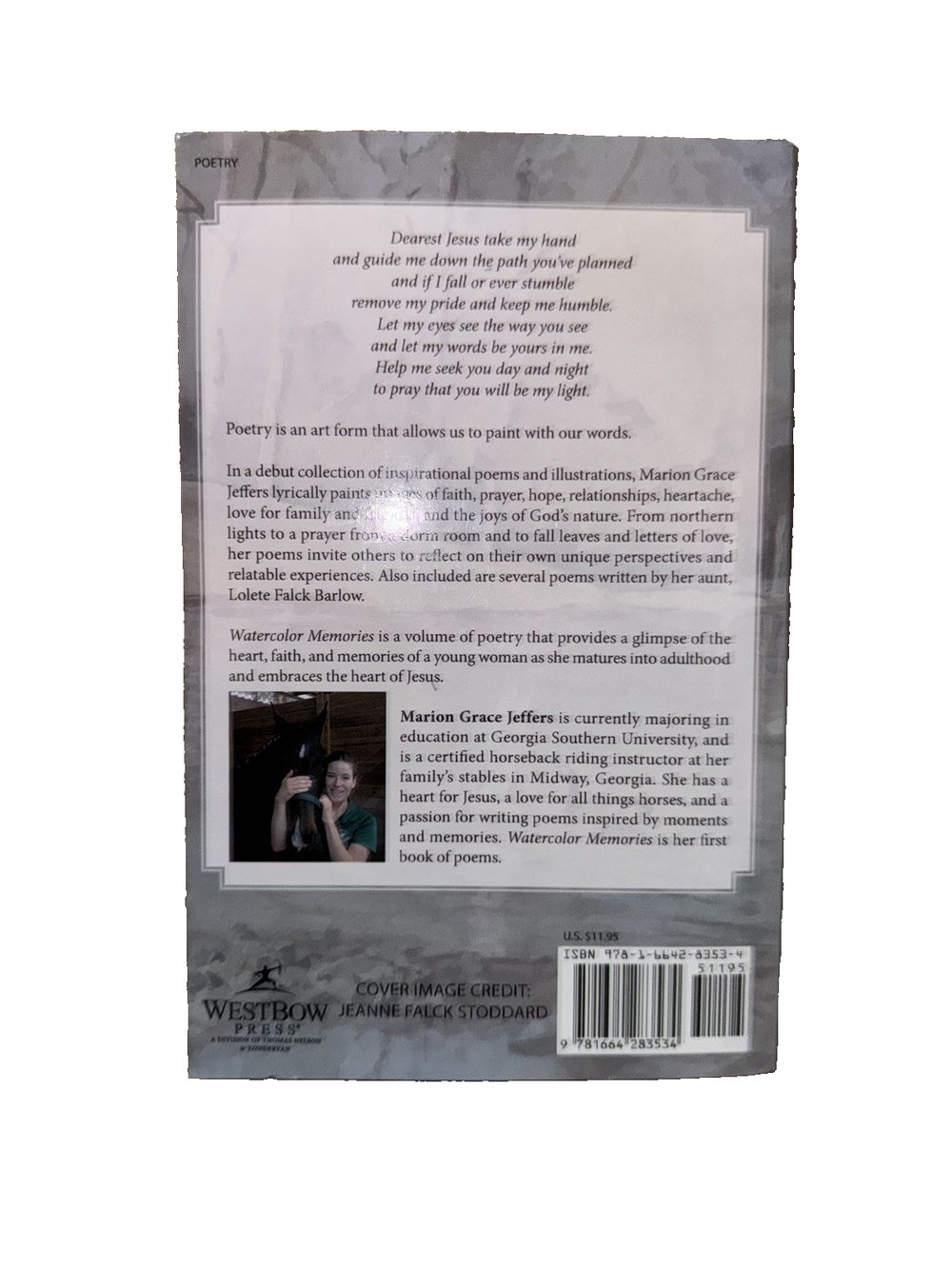 Watercolor Memories: A Collection of Poetry, DaveyDooDeals – the book cover for the book, the book of the day