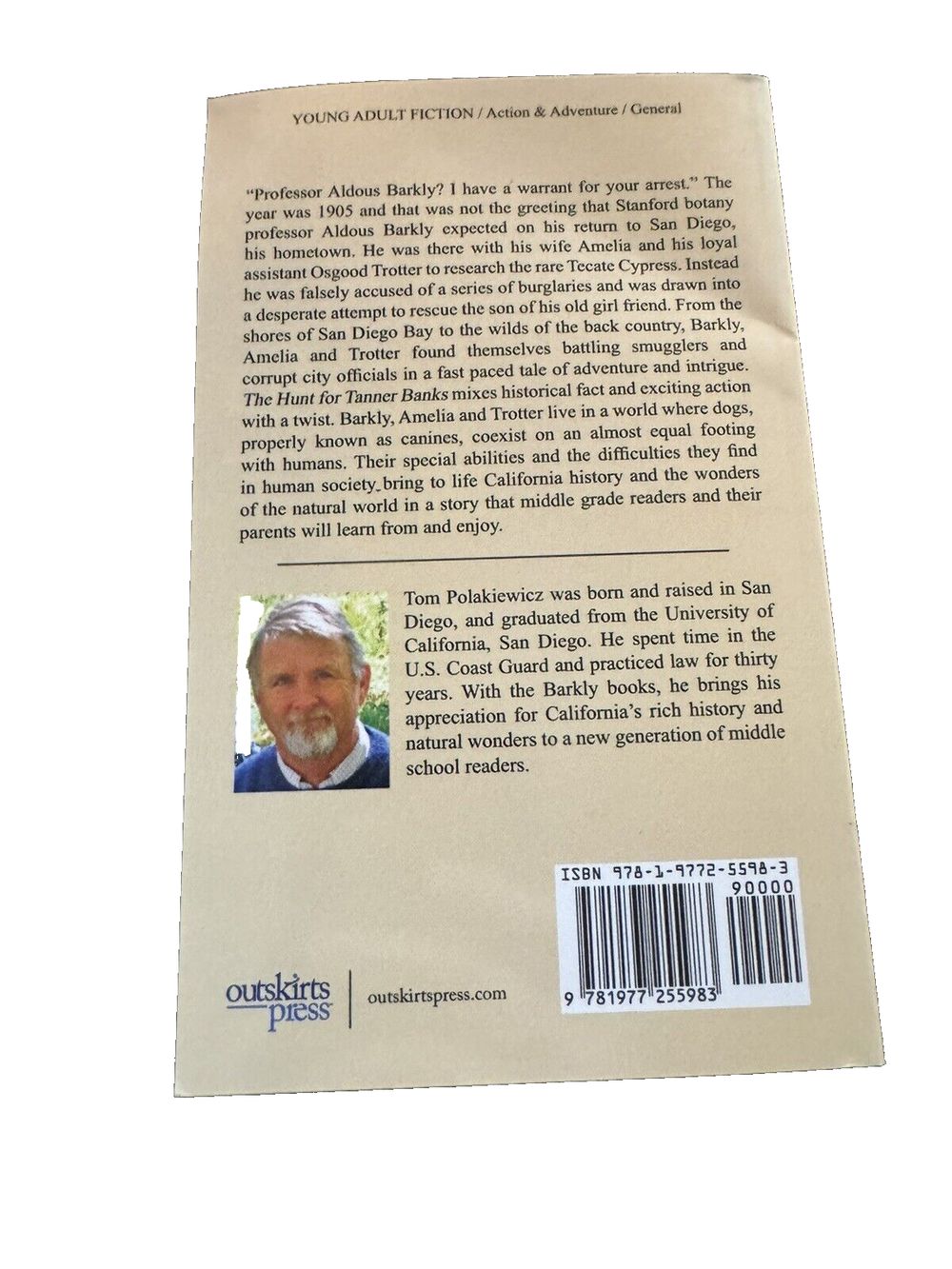 The Hunt for Tanner Banks By Tom Polakiewicz, DaveyDooDeals – the book cover for the book, the book of the day