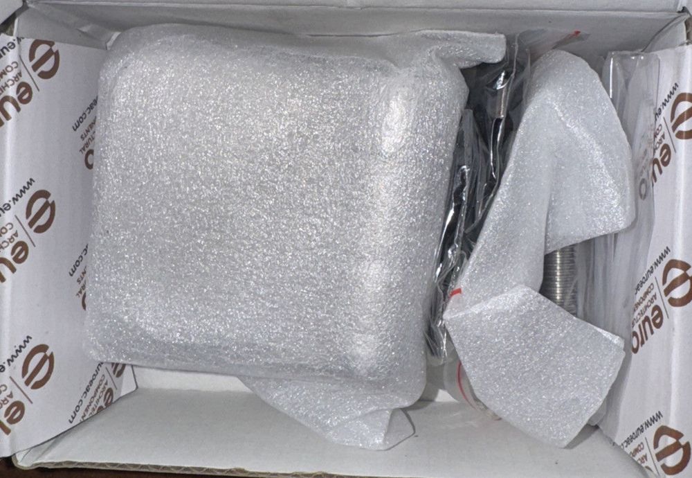 Large Square Glass Clip With Hinge 55MMx55MM SS-316/Satin, Euro Parts – a box of silver glitter ribbon