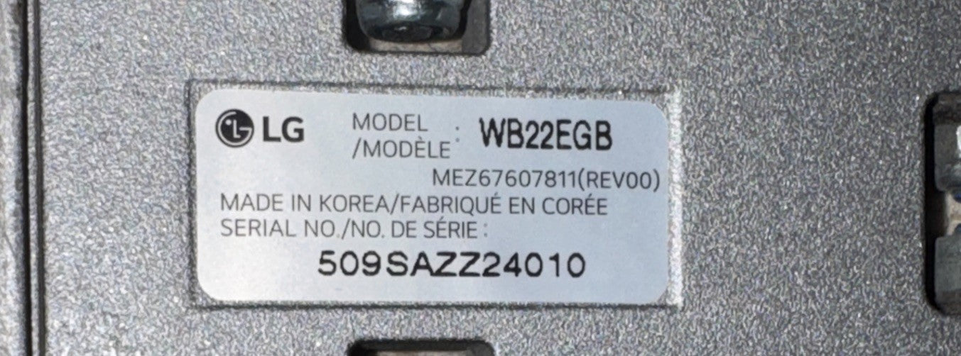 OLED 83C1 Bracket Adjustment LG Replacement Part #509SAZZ24010