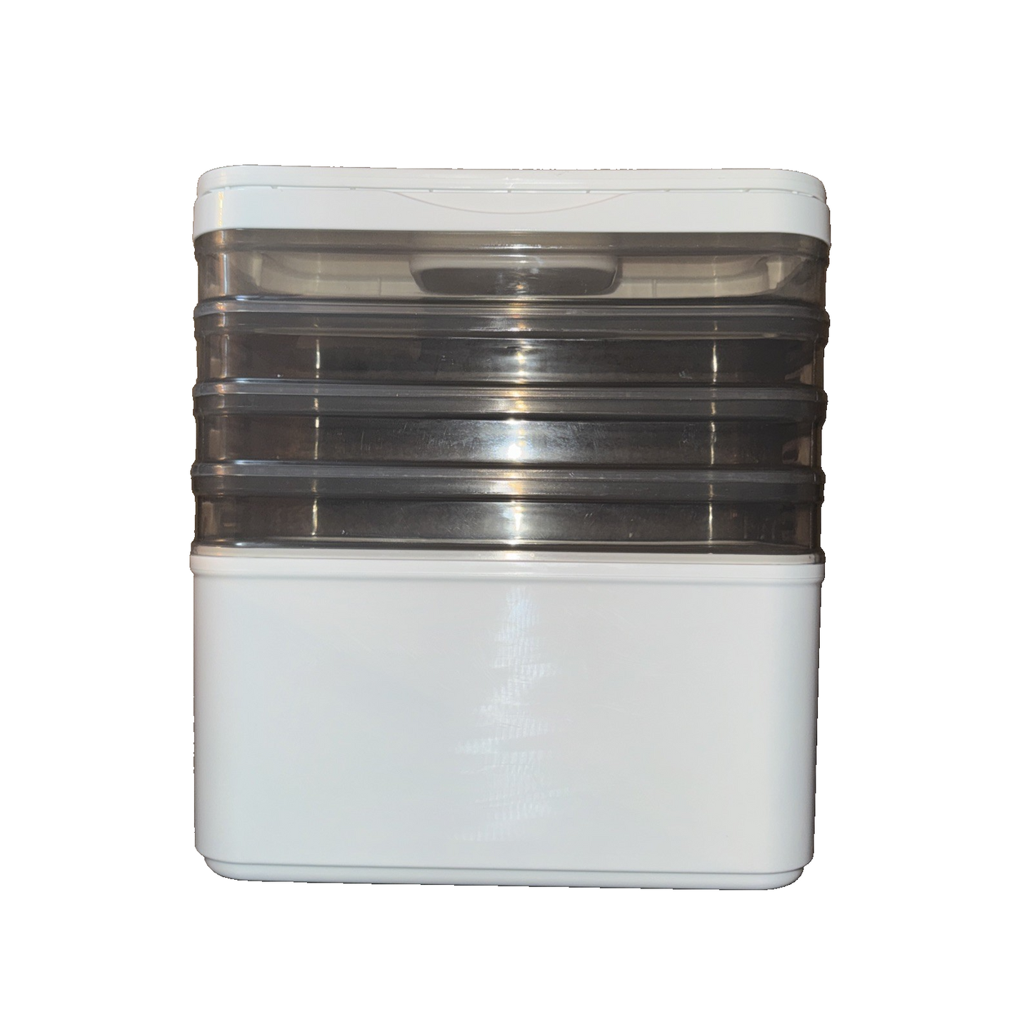 5 Tier Medicine Storage Container White + Daily Pill Organizer