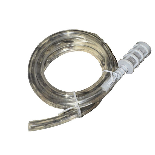 Portable Water Pump Tubing With Filter Attached, DaveyDooDeals – a hose with a white hose handle