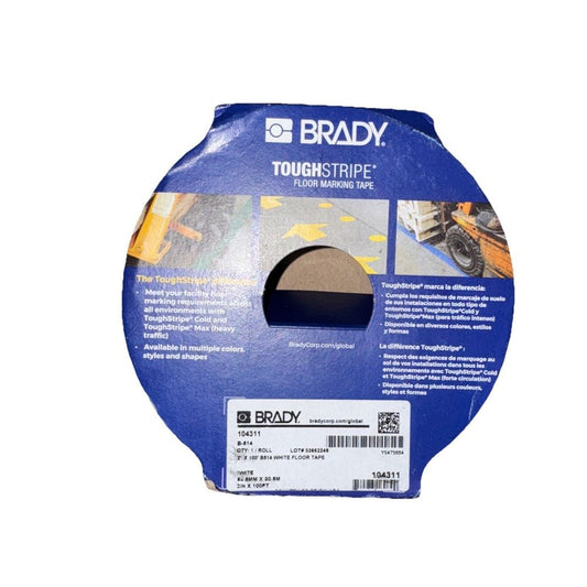 Brady Part: 104311 | Solid Colored ToughStripe Floor Tape, DaveyDooDeals – brady tools t - style tape, 1 / 4 in x 50 ft
