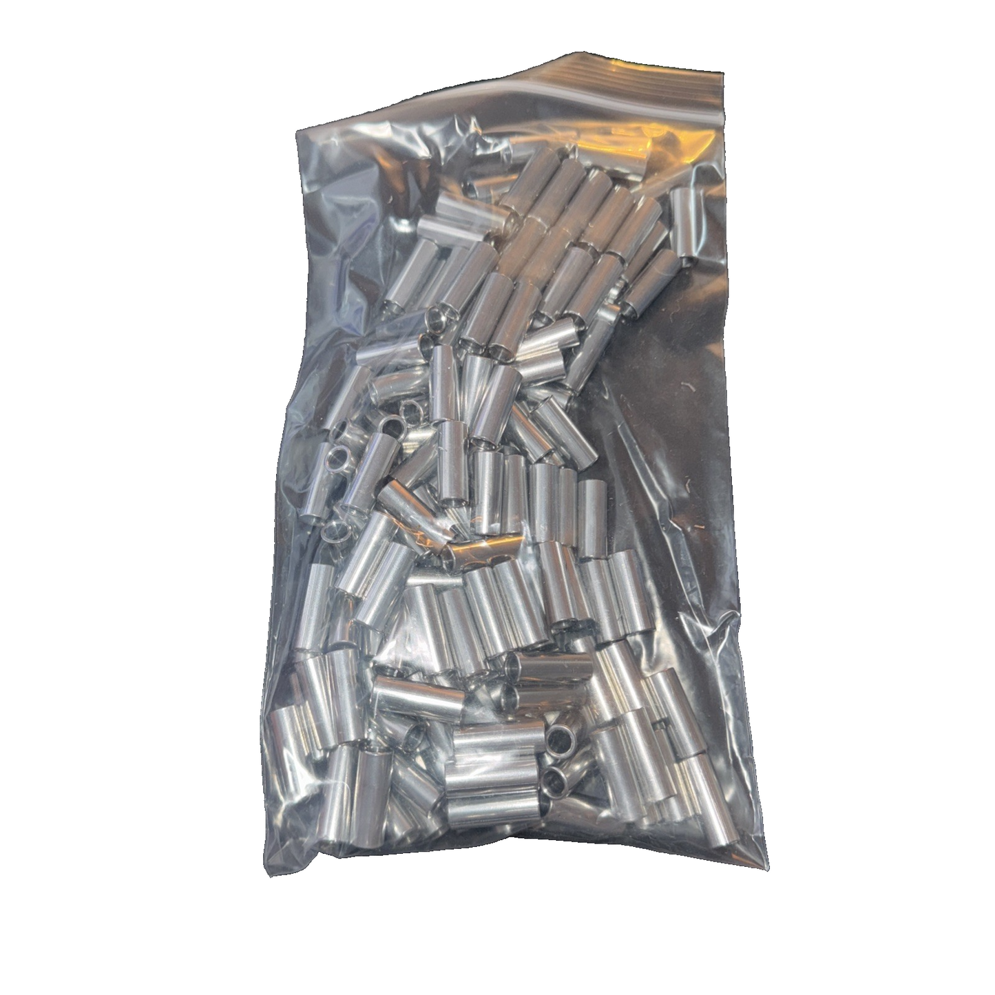 Aluminum Spacers 3/8" OD x .257" ID x 1" Long, 151 Pack