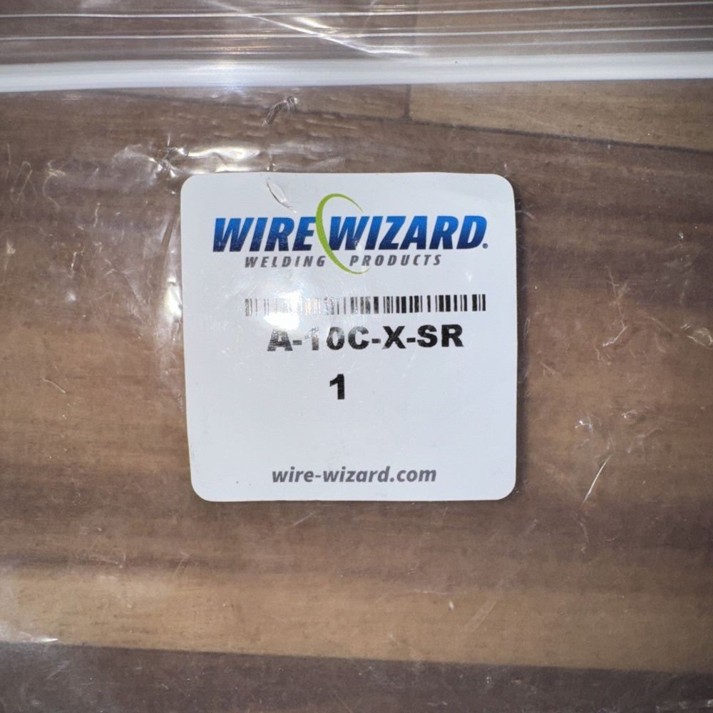 Wire Wizard Strain Relief Connector | A-10C-X-SR – a white label on a piece of cardboard