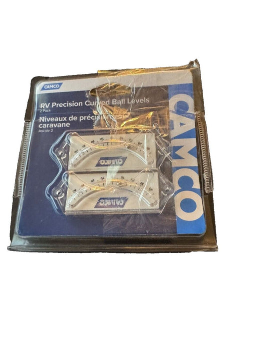 Camco Camper/RV Precision Curved Ball | Features Graduated Markings & Front-to- – a picture of a dvd with a dvd case