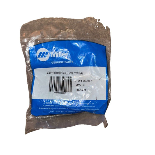 Miller 219261 Multi-Voltage Adapter Plug, 115V – a bag of brown powder