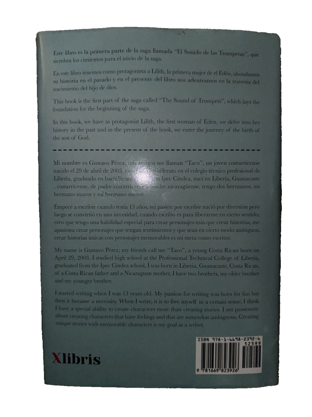 El Sonido Del Nacimiento, DaveyDooDeals – the book cover for the book, the book of the dead