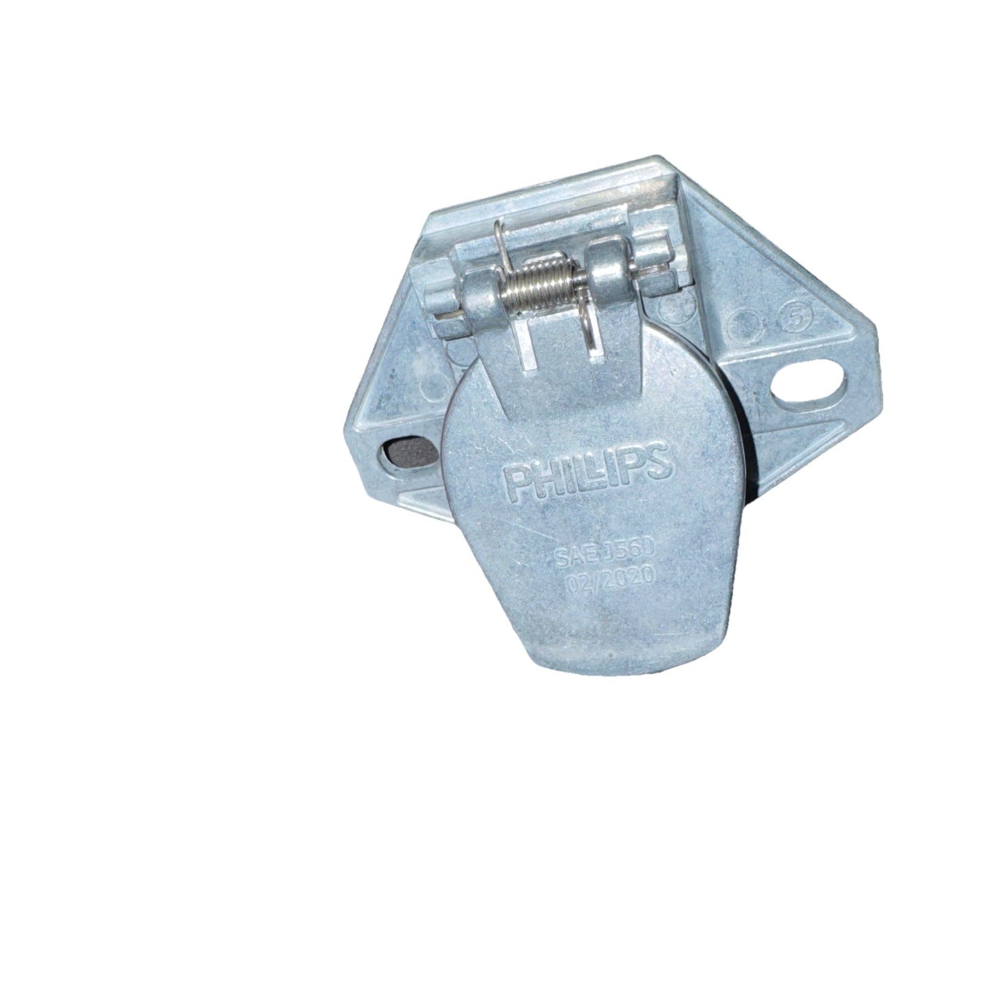 Phillips 15-720 Aluminum Die-Cast Wire Insertion Socket 7-Way SAE J560 SG3