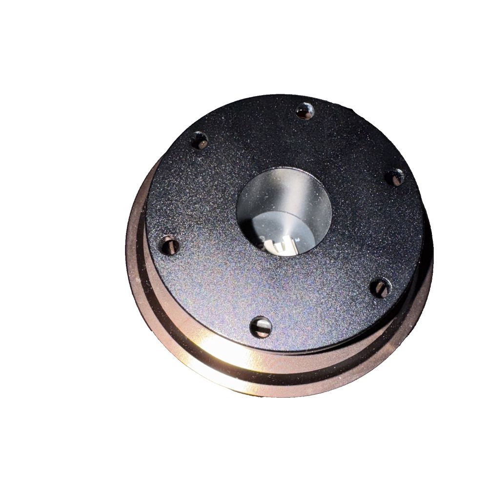 Wheel Base + Quick Release 70mm For Simagic Moza Racing Simulator Steering Brown, AINX – a black metal disc with a hole