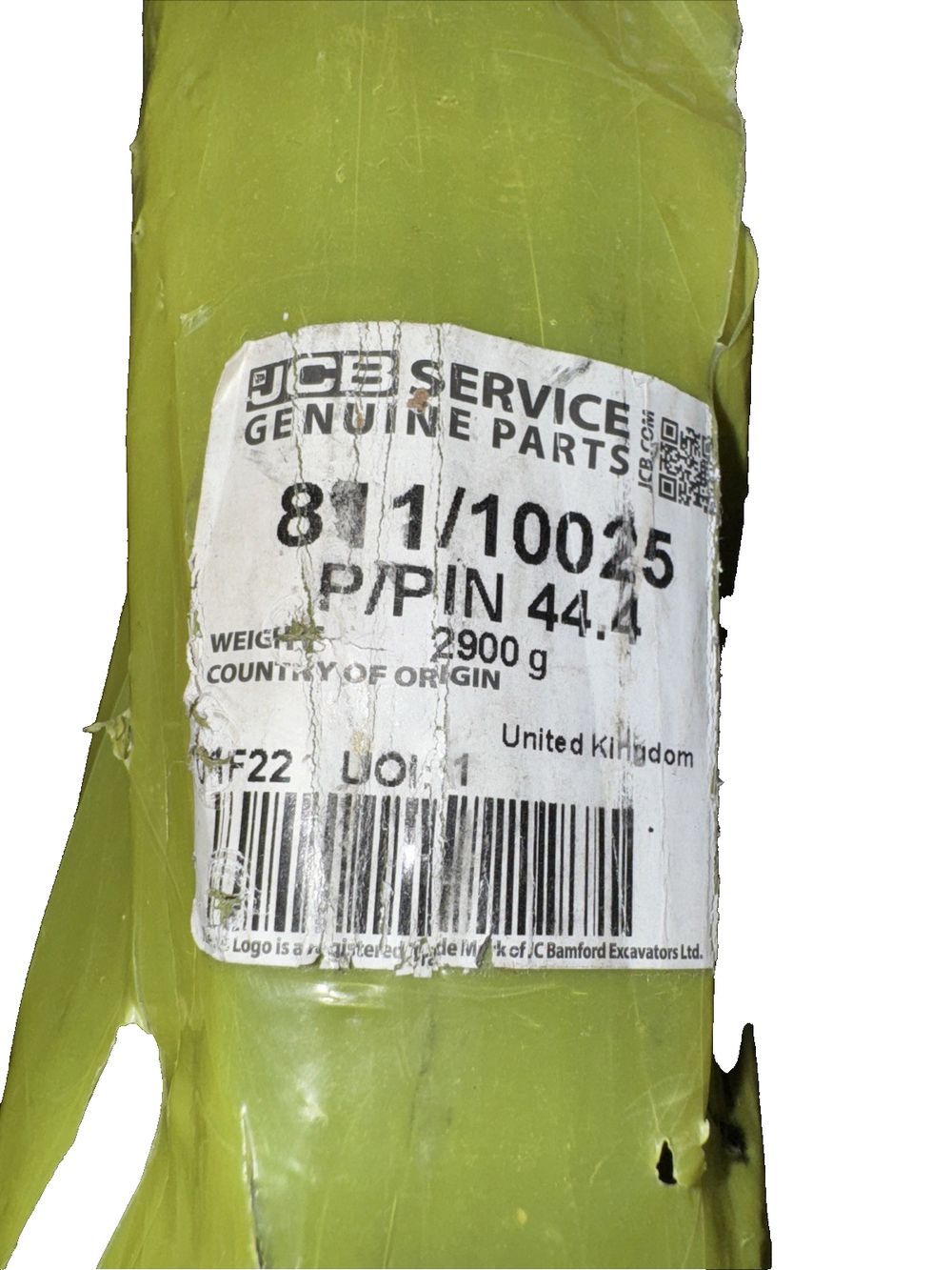 811-10025 JCB Service Genuine Parts BackHoe JCB – a green bottle with a label on it