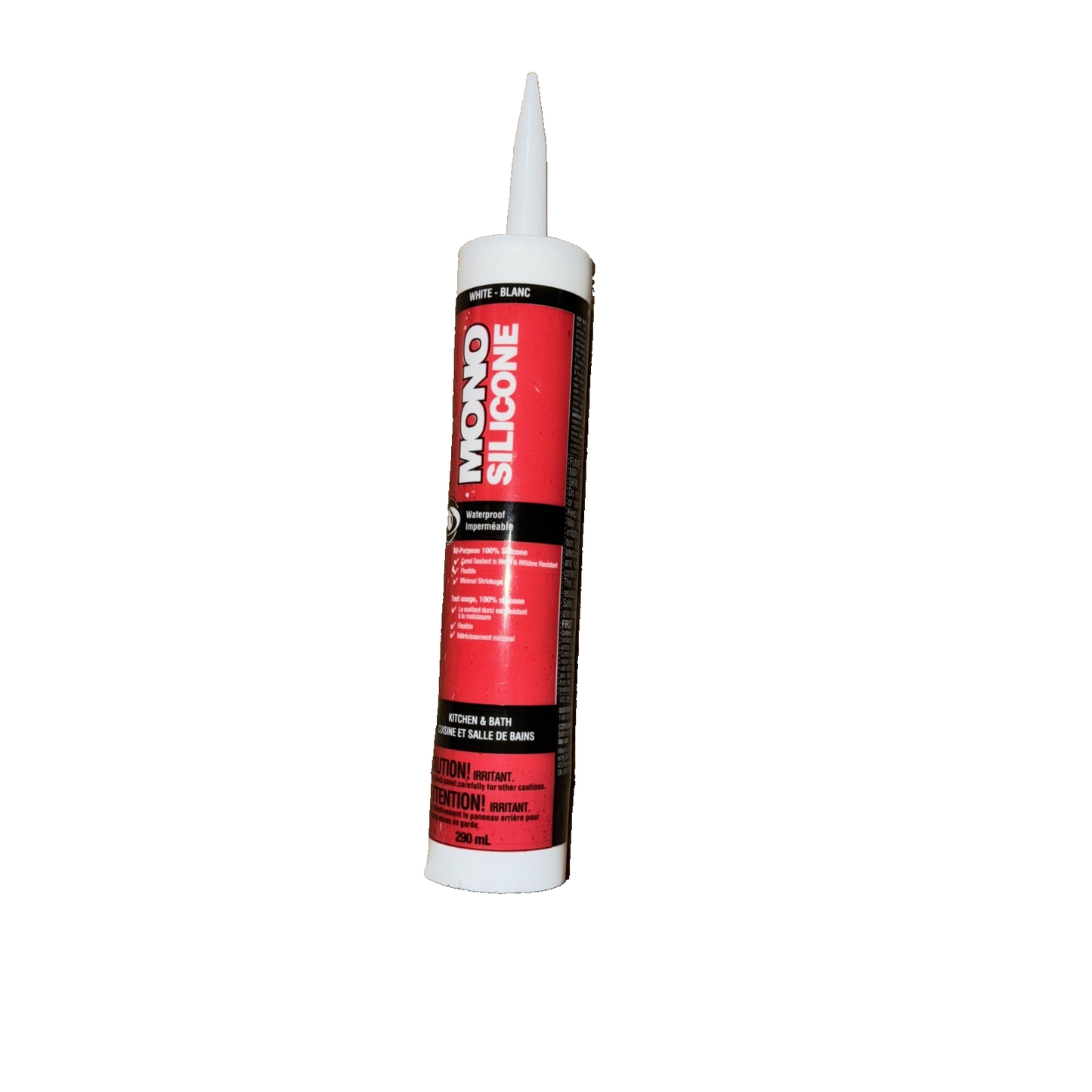 DAP MONO SILICONE PRO Premium Silicone Sealant for Window & Translucent White