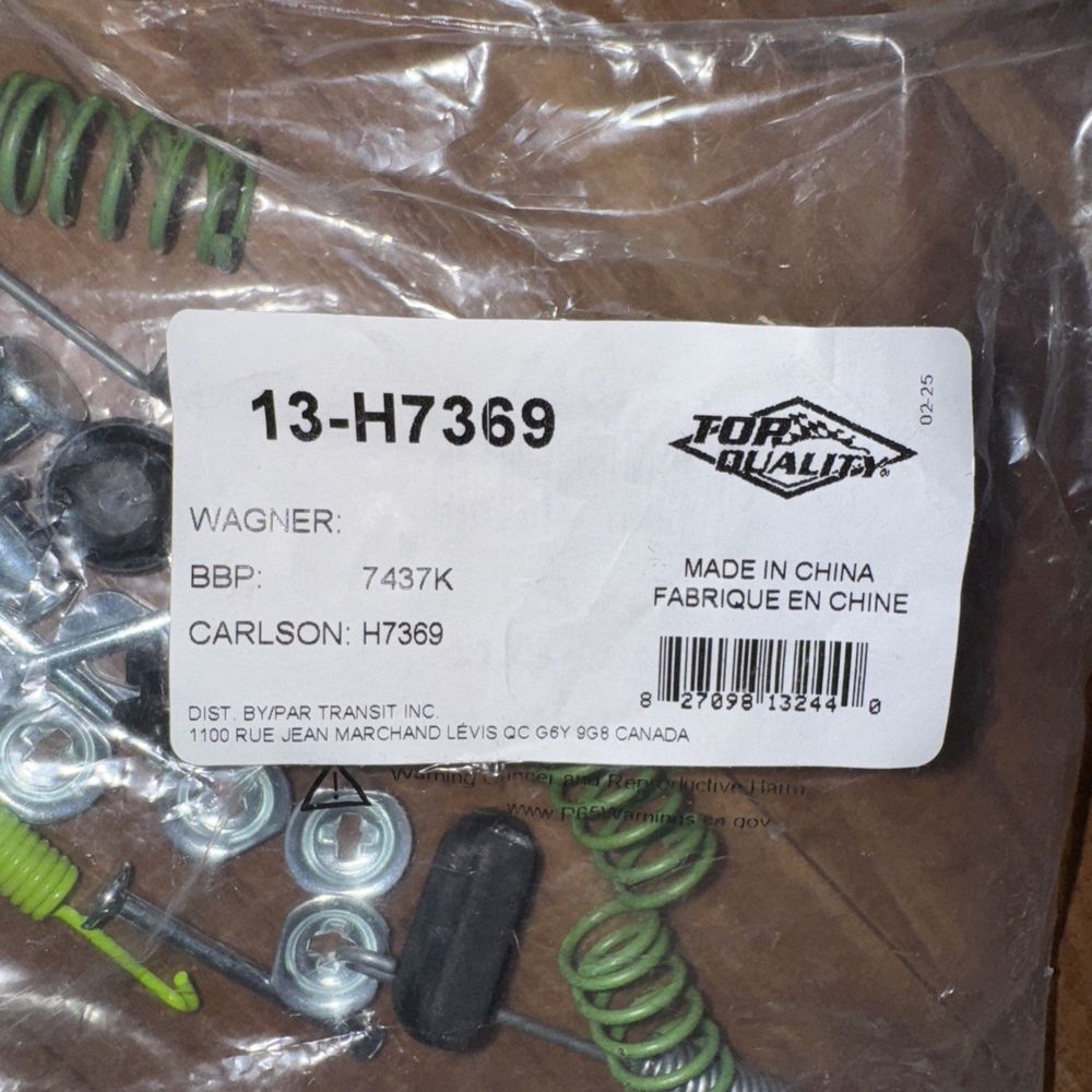Rear Drum Brake Hardware Kit Spring For Chevrolet Cruze Limited 13-H7369-1752-30, Top Quality – a package of springs and springs for a vehi…