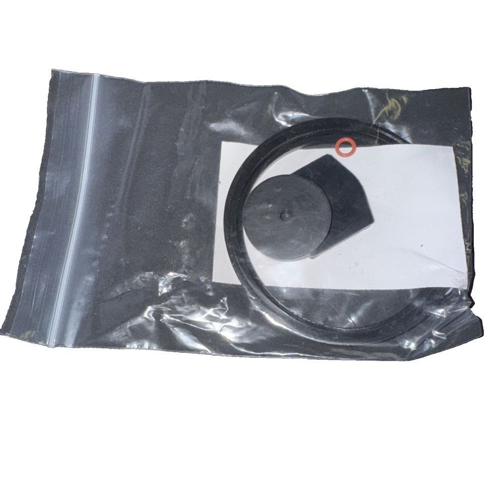 14421 - 6 Piece Replacement Rebuild Kit for Flo Star Without Valve – a black plastic bag with a black plastic bag on it