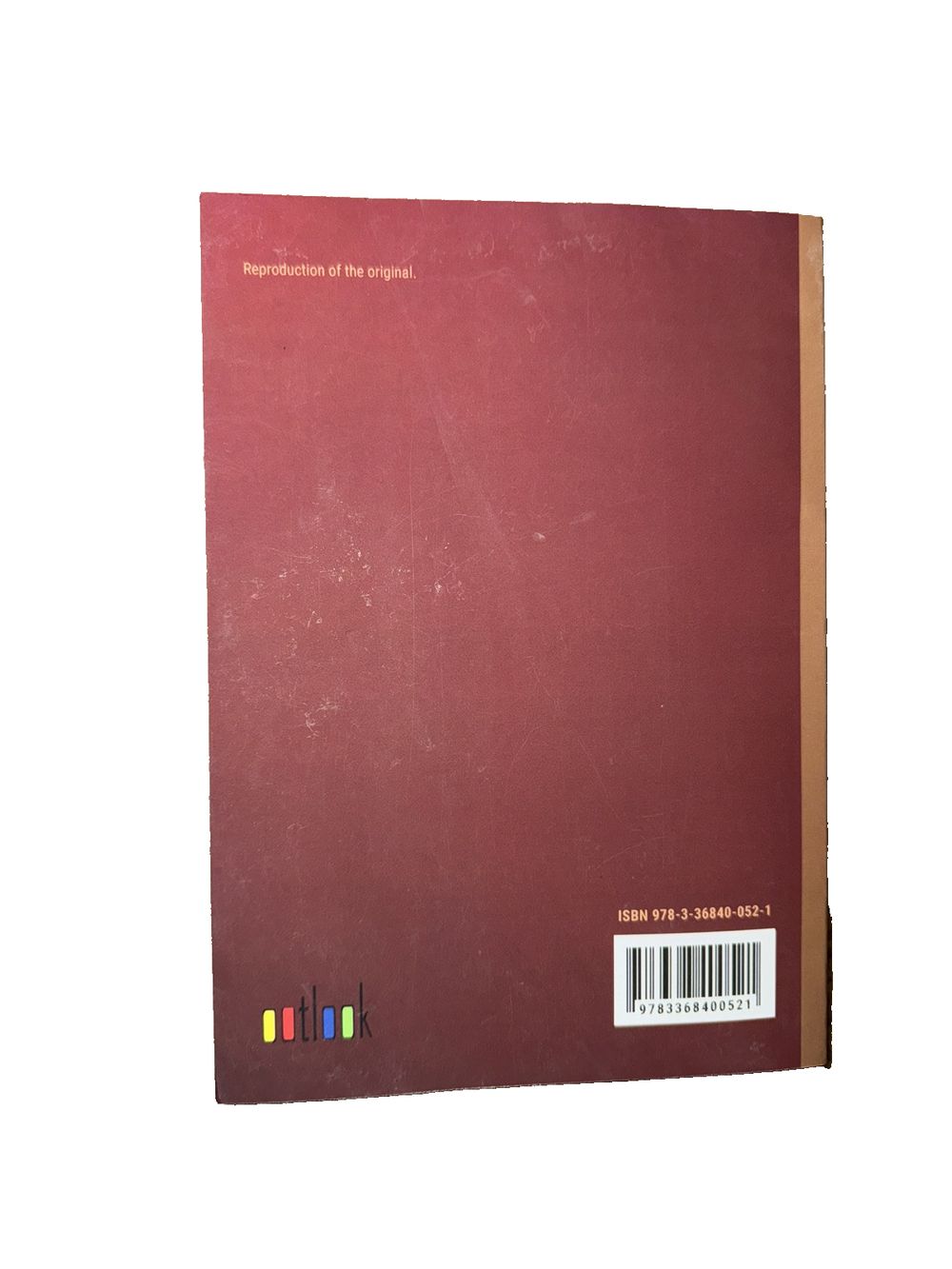 The Malefactor: in large print, DaveyDooDeals – a red notebook with a white background