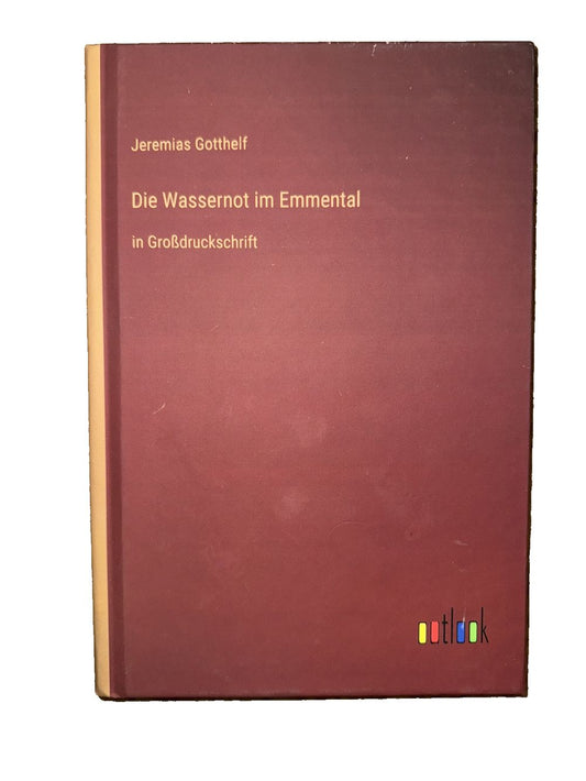 Die Wassernot im Emmental: in Grodruckschrift, DaveyDooDeals – the cover of the book, ' die waschl '
