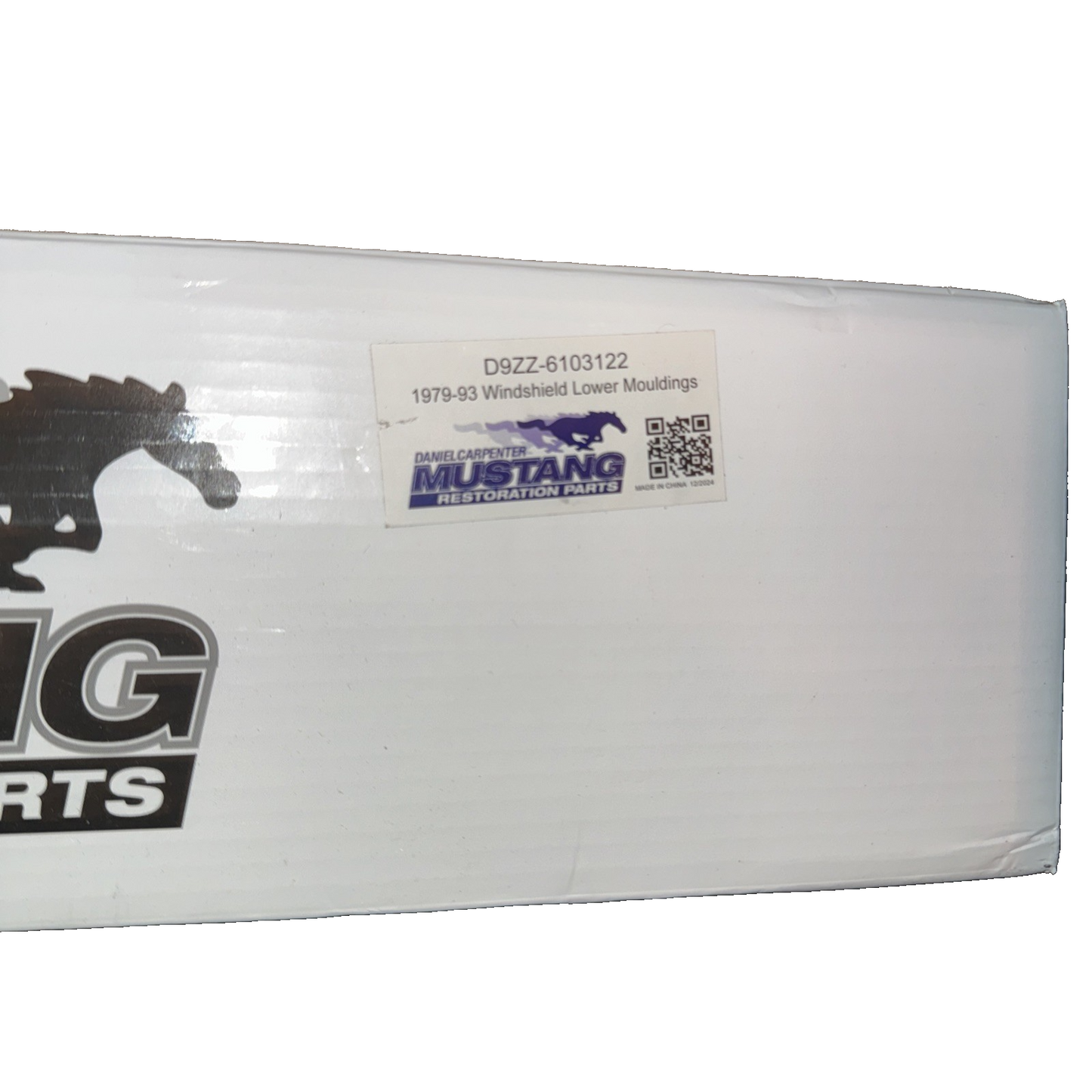 Daniel Carpenter 1979-93 Windhield Lower Mouldings D9ZZ-6103122