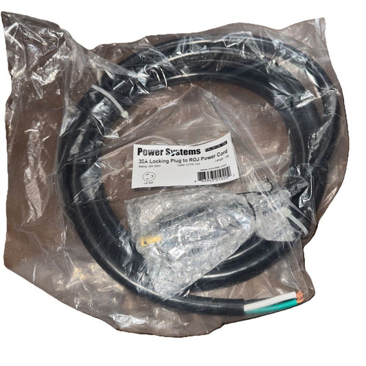 Conntek 29139-180 15-Feet Locking Power Cord for Model L6-30P to Model SJTW – power cable for thermo