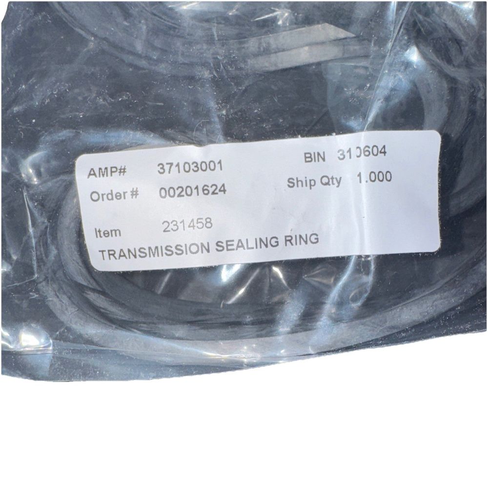 231458 - Transmission Sealing RING, Unbranded – a plastic bag with a label on it