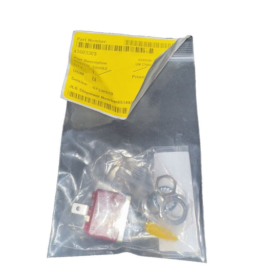 SWITCH, TOGGLE | Part #4360330S - JLG Online Express, Unbranded – a small plastic bag with a small plastic bag with a small plastic bag wit…