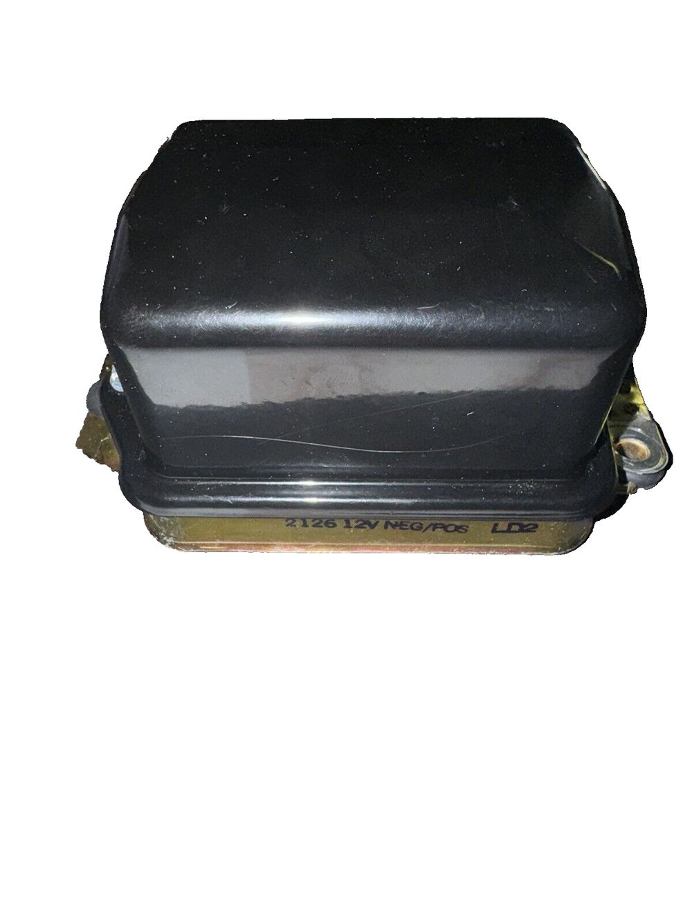 Standard Motor Products VR22 Voltage Regulator – a black plastic box with a metal handle