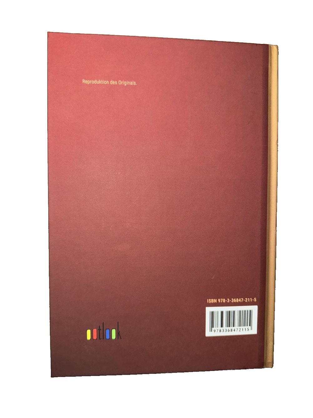 Ruhe ist die erste Brgerpflicht: Zweiter Teil - in Grodruckschrift, DaveyDooDeals – a red hardcover notebook with a white background