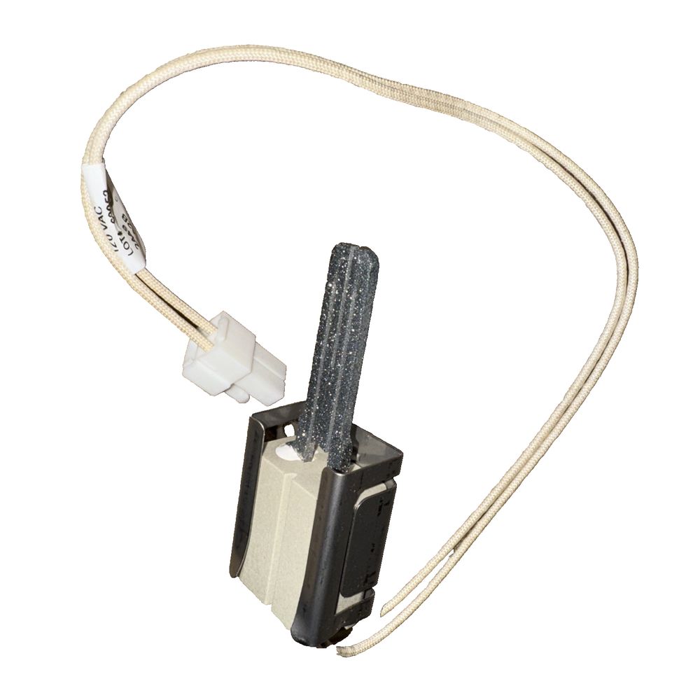 Electrolux 316489403 Frigidaire Stove Oven Ignitor – a white and black cable connected to a white and black cord