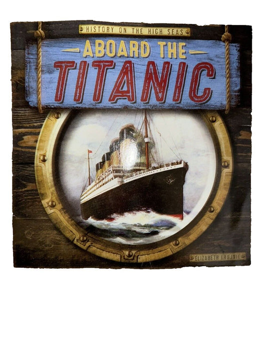 Aboard the Titanic, DaveyDooDeals – a wooden sign with a boat in the background