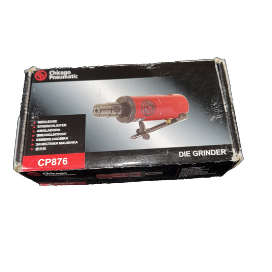Chicago Pneumatic CP876 Mini Die Grinder 30,000 RPM 1/4" & 6mm Collets