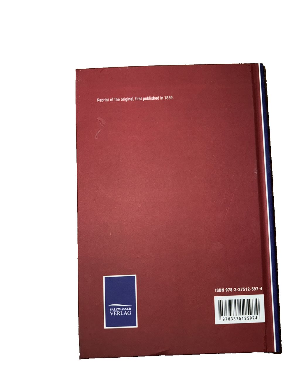 The Campbells: Vol. II By Thomas Solly, DaveyDooDeals – a red hardcover notebook with a blue cover