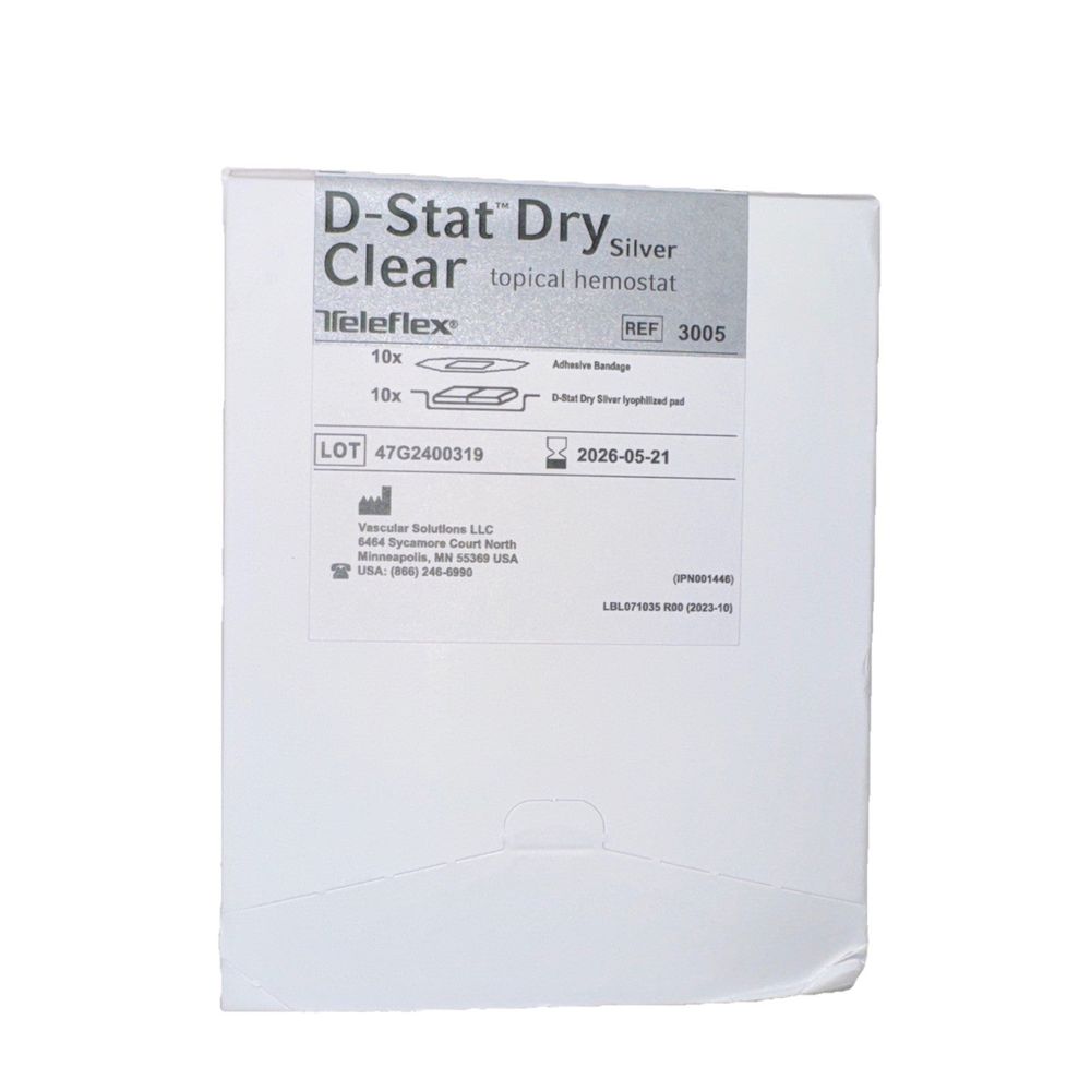 VASCULAR SOLUTIONS 3005 D-Stat Dry Silver Clear Topical Hemostat (10/Box), DaveyDooDeals – clear dryer for thermx