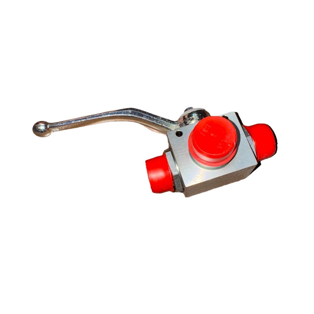 Manitou valve 52514004 CBVSL-3-16S-0081-M-SM / P0RS 9945 – a red plastic handle with a metal handle