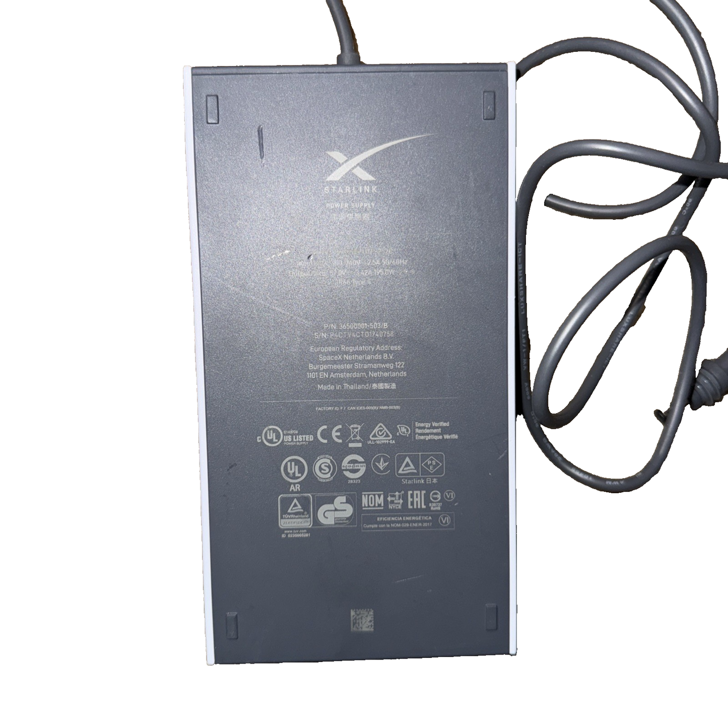 STARLINK UTP-232c/ 232L Router Power Supply (No Wall Plug)