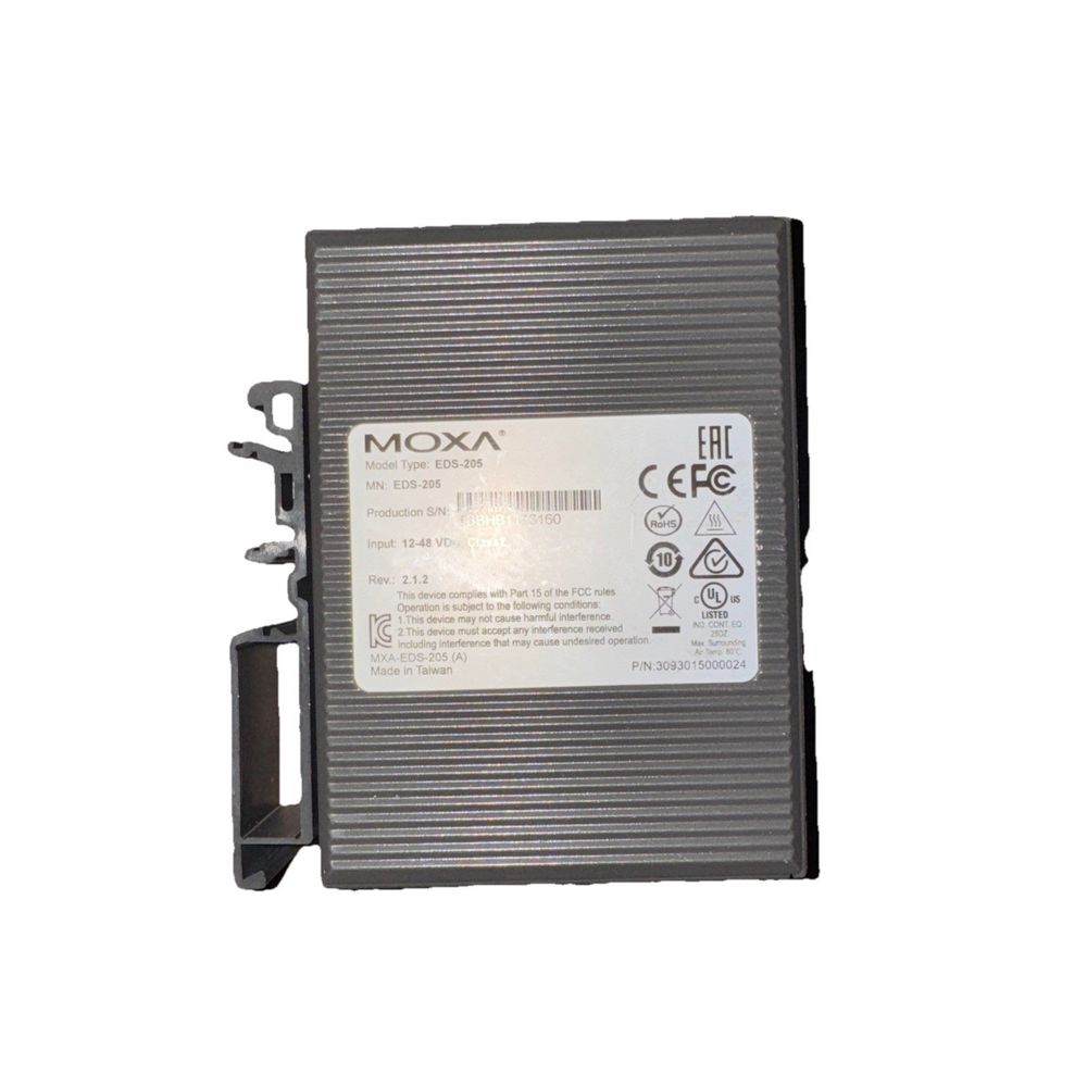 EDS-205 - Moxa 5 Port Entry Level unmanaged Ethernet Switch w/(5) 10/100BTX Port – moxo dc - dc - dc - dc dc dc dc dc dc dc dc dc dc