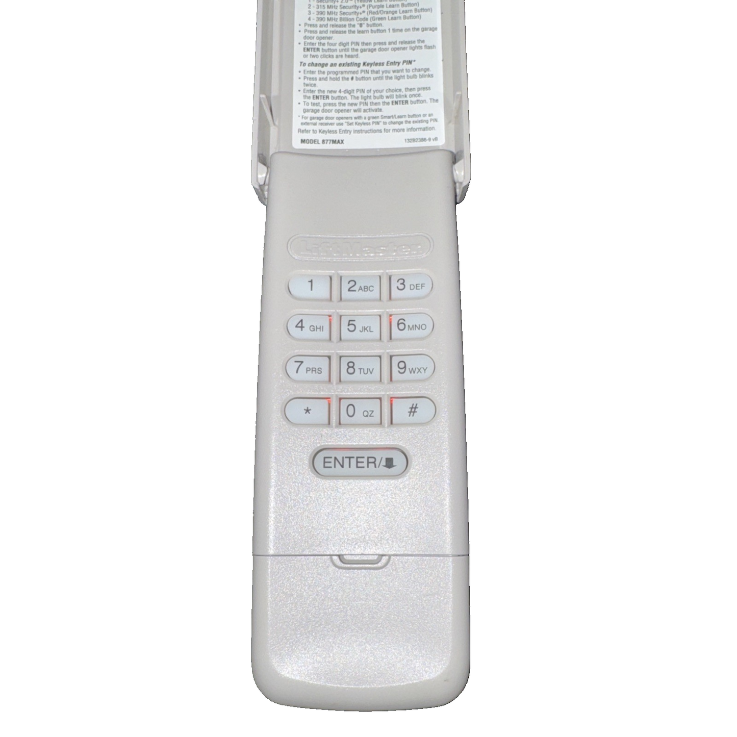 Lift Master 877MAX Wireless Keyless Entry System