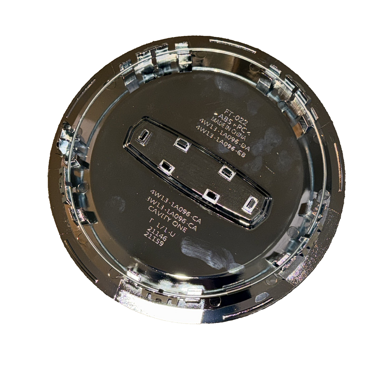 2003-2005 Lincoln Town Car Right Chrome Center Cap 4W13-1A096-DA