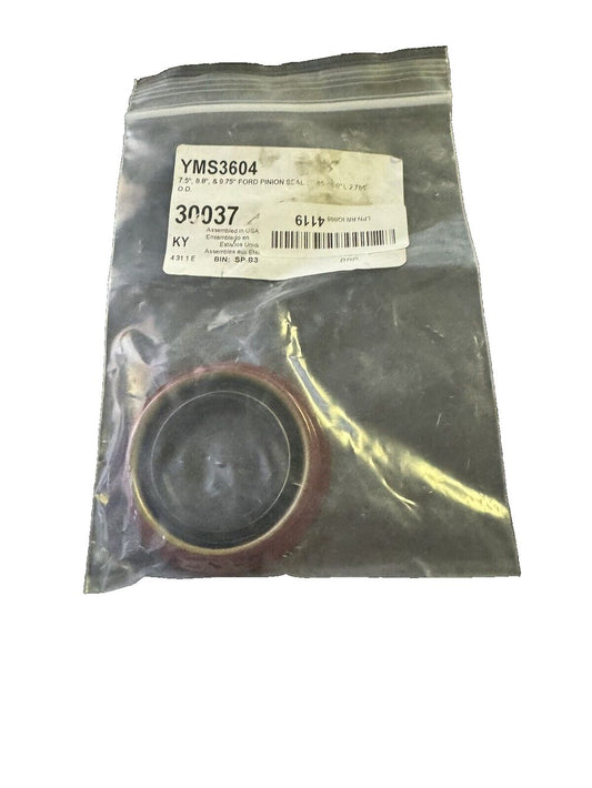 Yukon (YMS3604) Pinion Seal for Ford 7.5"-8.8"-9"-9.75" Differential – a picture of a small, black, plastic, plastic, and plastic cup
