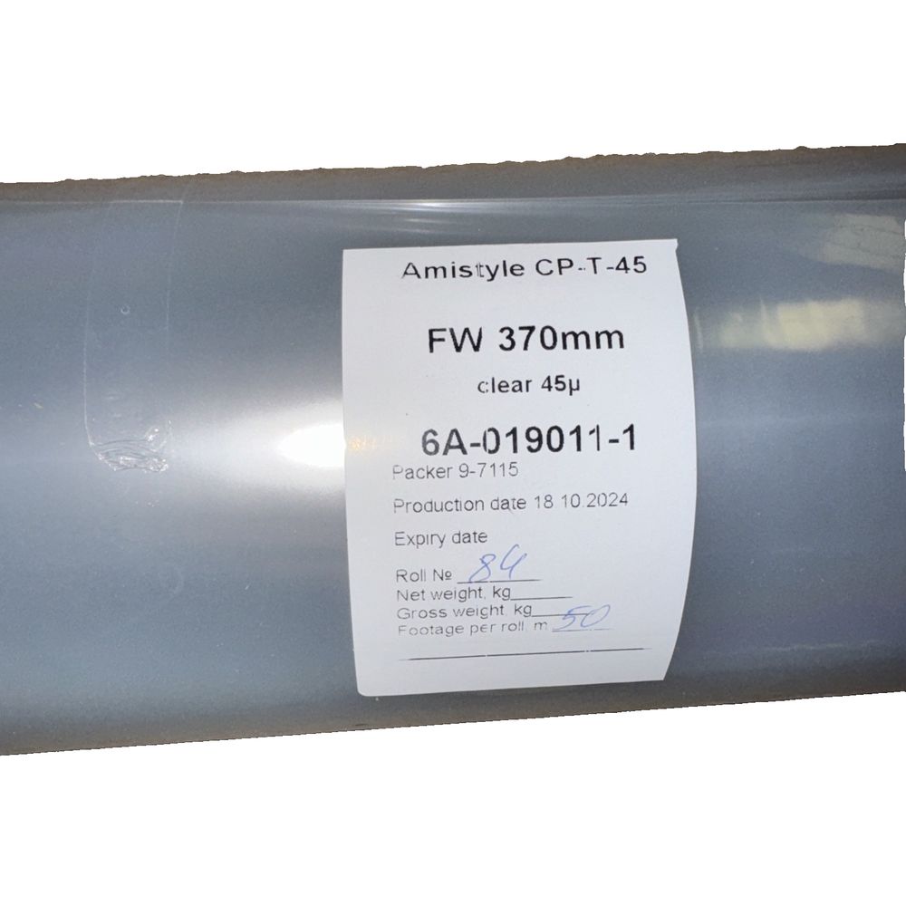 Amistyle CP-T-45 FW 370mm Clear Film Wrap – 45/50M Roll for Packaging & Wrapping, DaveyDooDeals – amsy cfr - 14 fw - 3m cleanable poly poly…