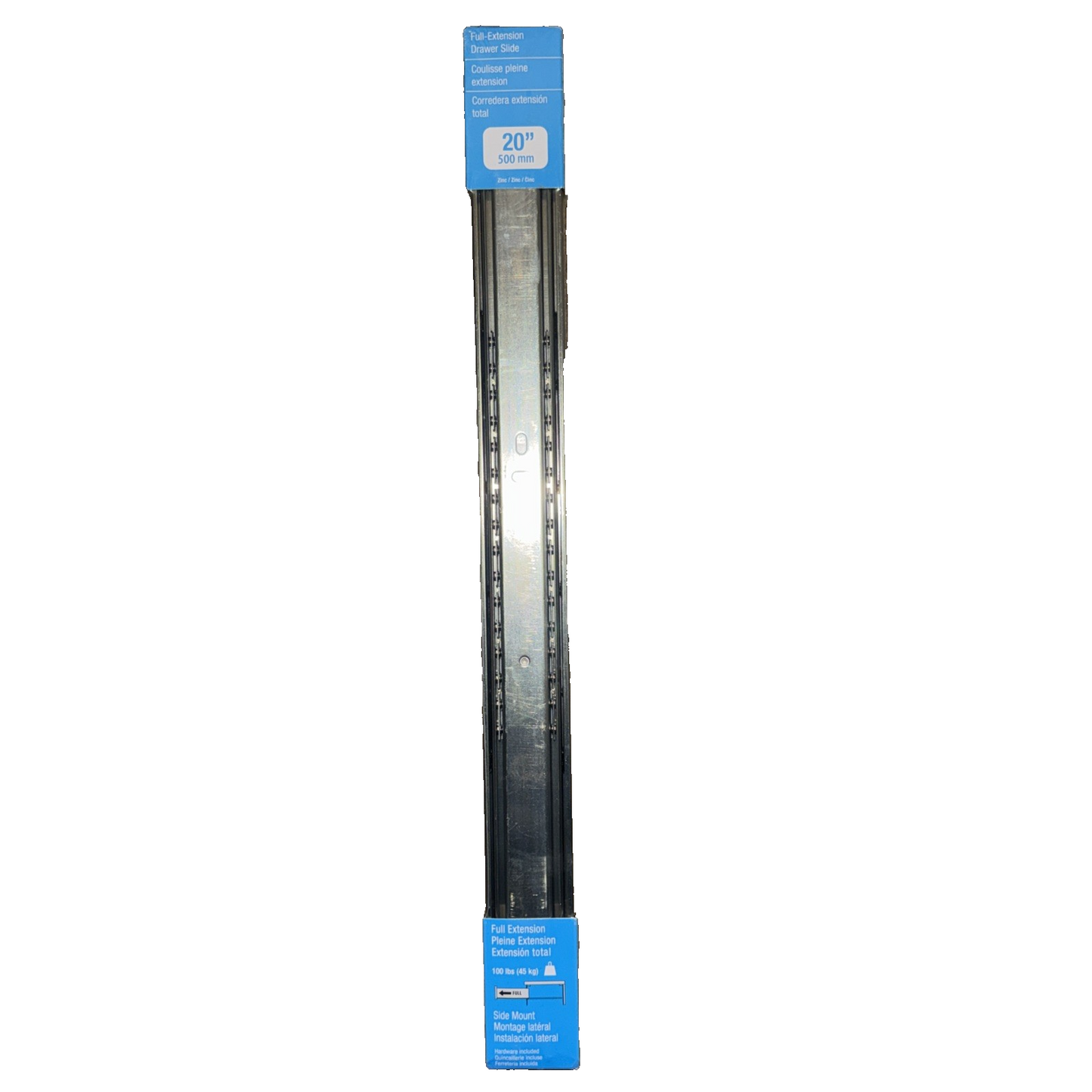 Richelieu TU9997 Series Full Extension Slide - 20" - 2/Pkg