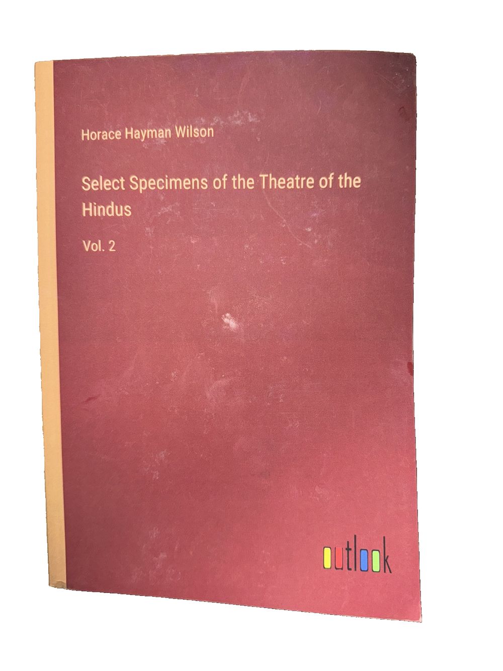 Select Specimens of the Theatre of the Hindus: Vol. 2, DaveyDooDeals – the book of the bible, with the title of the book