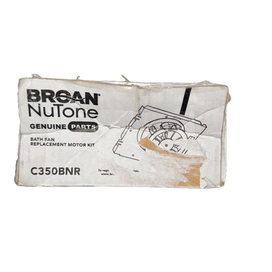 Broan-NuTone Genuine Replacement Motor/Wheel C350BNR – a bag of brown paper with a black and white drawing