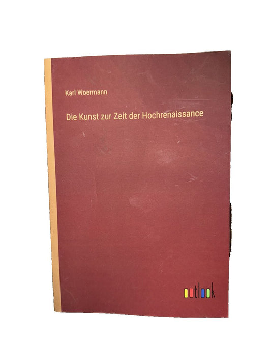 Die Kunst zur Zeit der Hochrenaissance, DaveyDooDeals – the book cover for the german version of the book, the book cover is red and has a