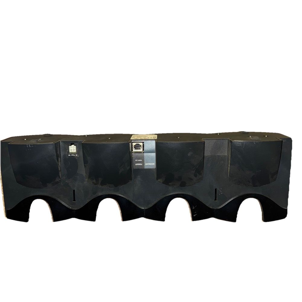 CRD5501-4000ER - Zebra MC55, MC65 Charging Cradle (4-Slot) (No Power Cable) – a black and gold metal planter