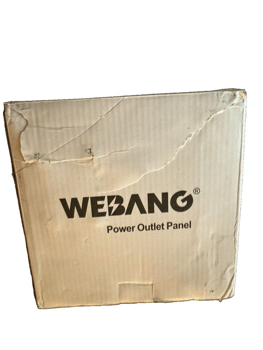 WEBANG 50 Amp RV-EV Power Outlet Box, Enclosed Lockable Weatherproof Outdoor 12 – a box with the logo of the veang power outlet